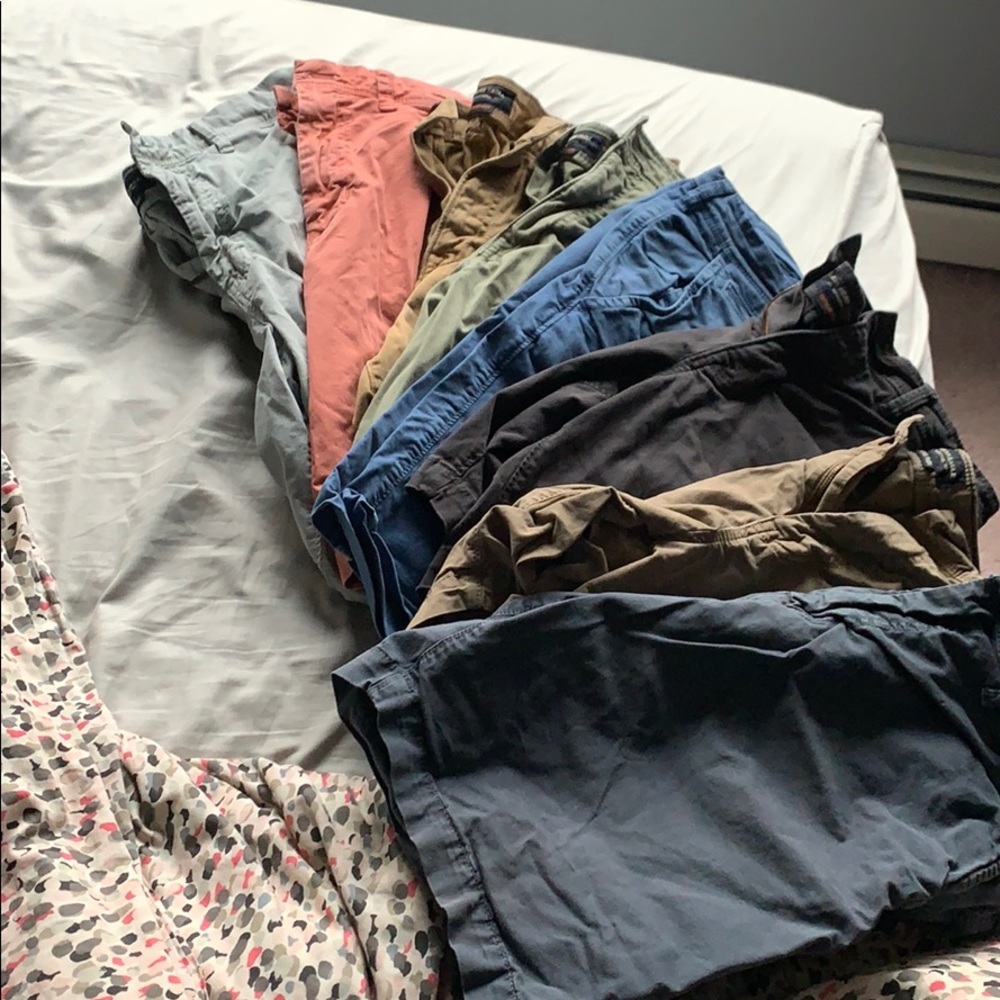 American eagle super flex kakis shorts